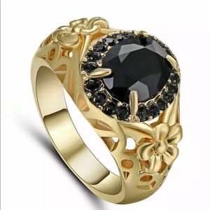 Black Sapphire Women’s Ring Size 6